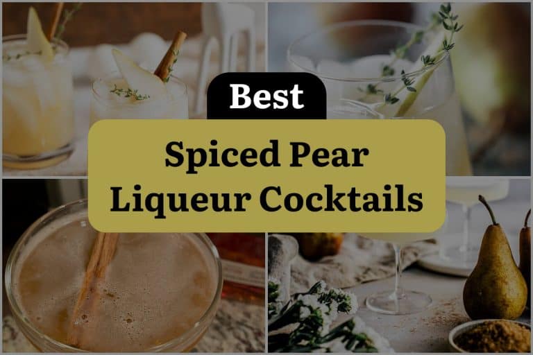 9 Spiced Pear Liqueur Cocktails to Spice Up Your Nightlife