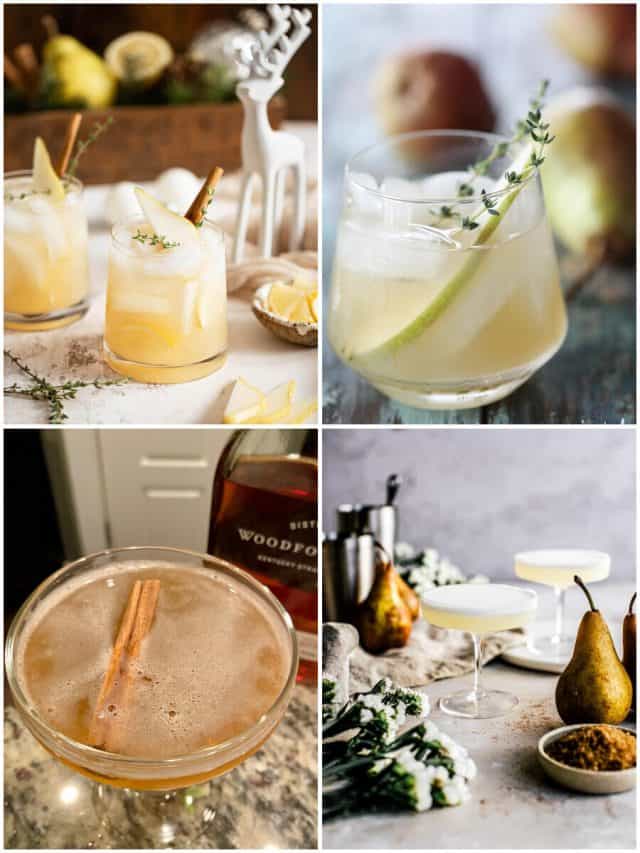 9 Spiced Pear Liqueur Cocktails To Spice Up Your Nightlife!