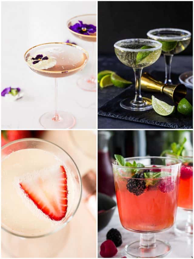 26 Spring Champagne Cocktails To Make Your Spring Fling!