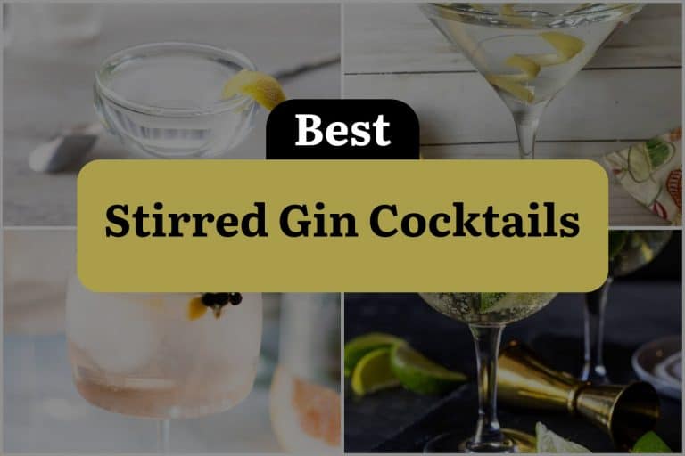 11 Stirred Gin Cocktails That Will Shake Up Your World! DineWithDrinks