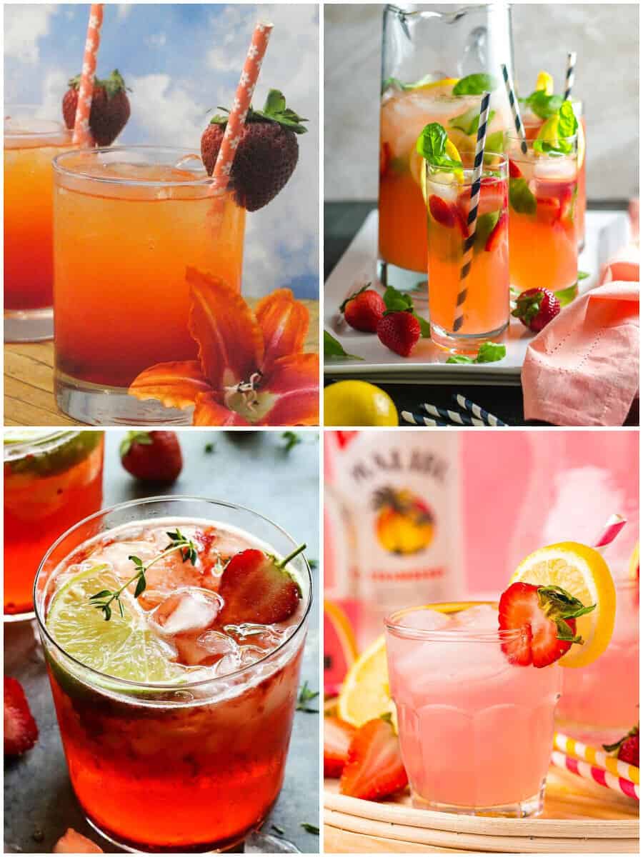 11 Strawberry and Malibu Cocktails to Sip in the Sun