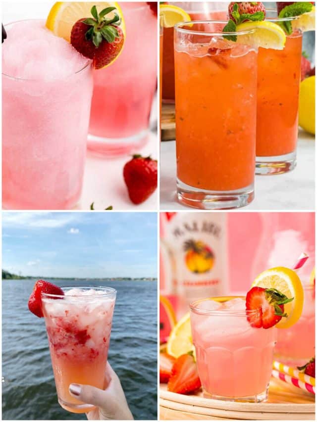 26 Best Strawberry Lemonade Cocktails
