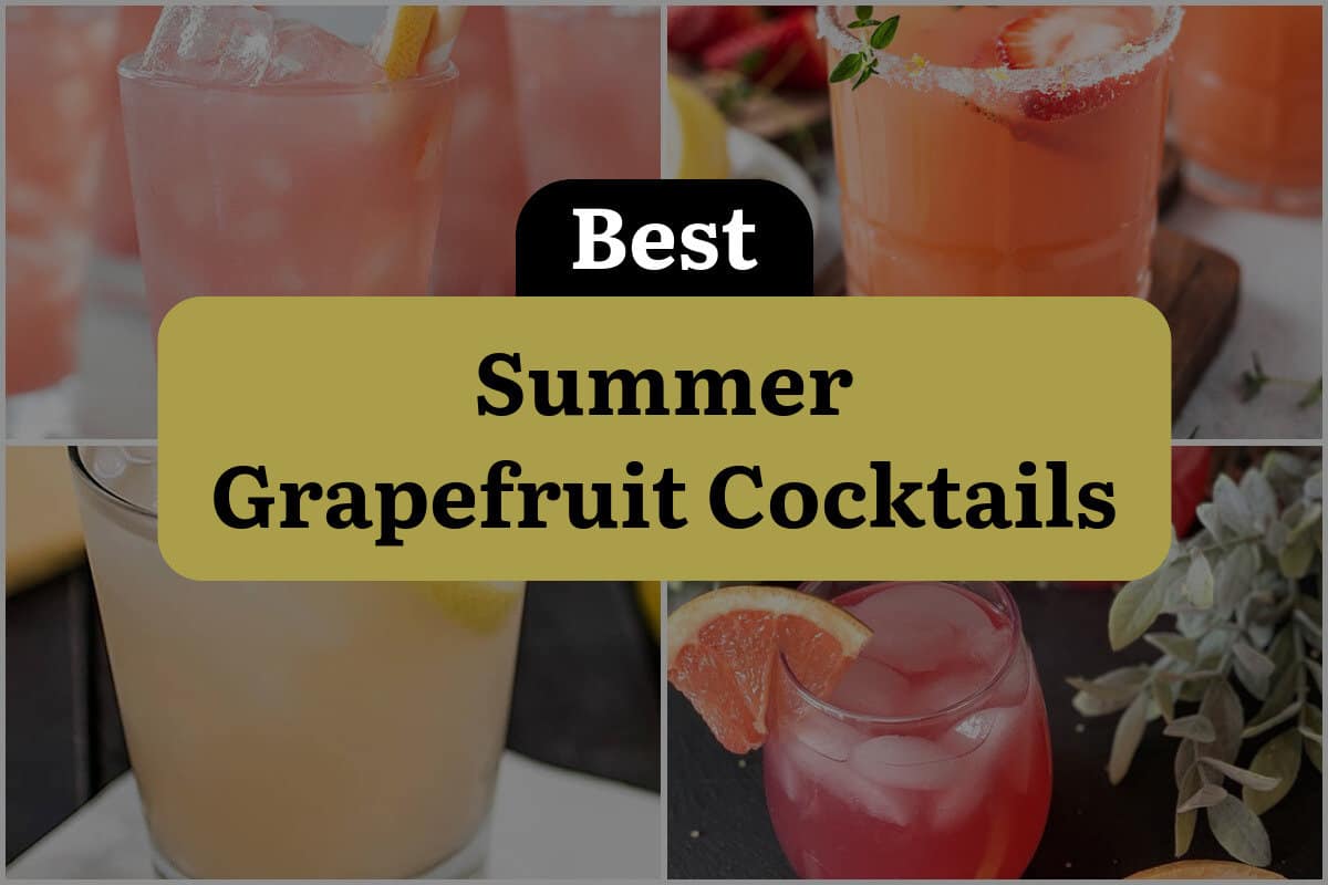 30 Best Summer Grapefruit Cocktails