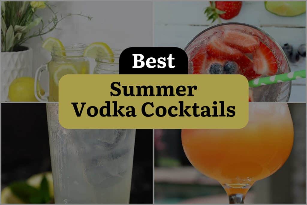29 Summer Vodka Cocktails to Sip and Savor All Season Long DineWithDrinks