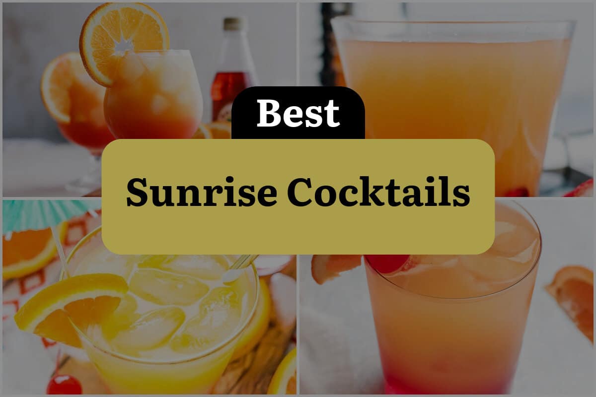 19 Best Sunrise Cocktails