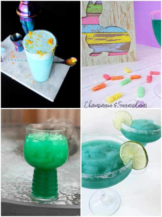 5 Teal Cocktails That Taste As Good As They Look!