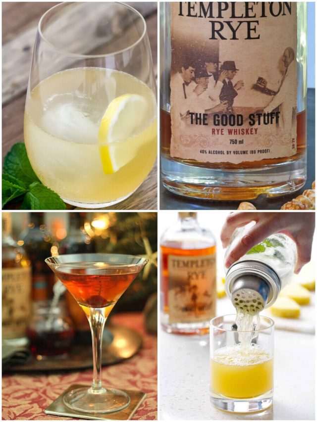 4 Templeton Rye Cocktails To Spice Up Your Night!