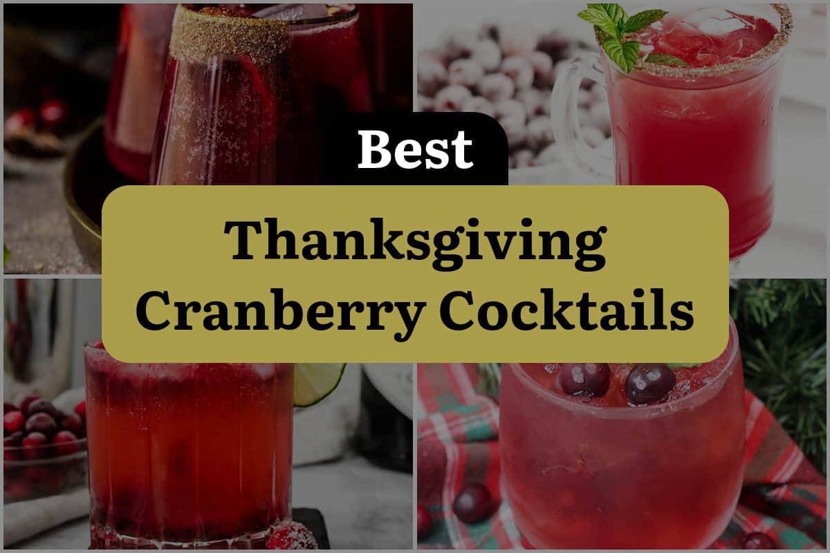 31 Best Thanksgiving Cranberry Cocktails