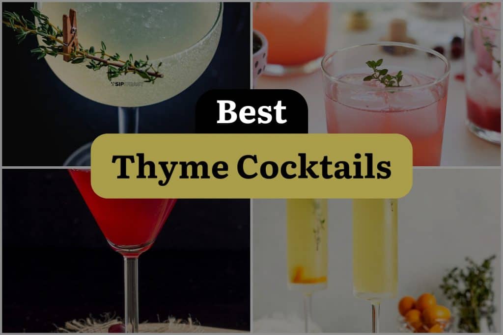 21 Thyme Cocktails to Spice Up Your Night! DineWithDrinks