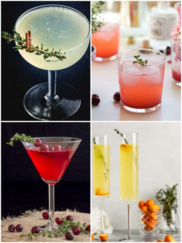 21 Thyme Cocktails To Spice Up Your Night!