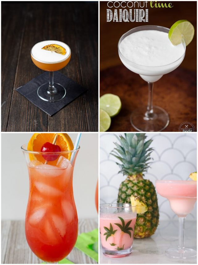 26 Tropical Cocktails To Get Your Island Vibes Flowing