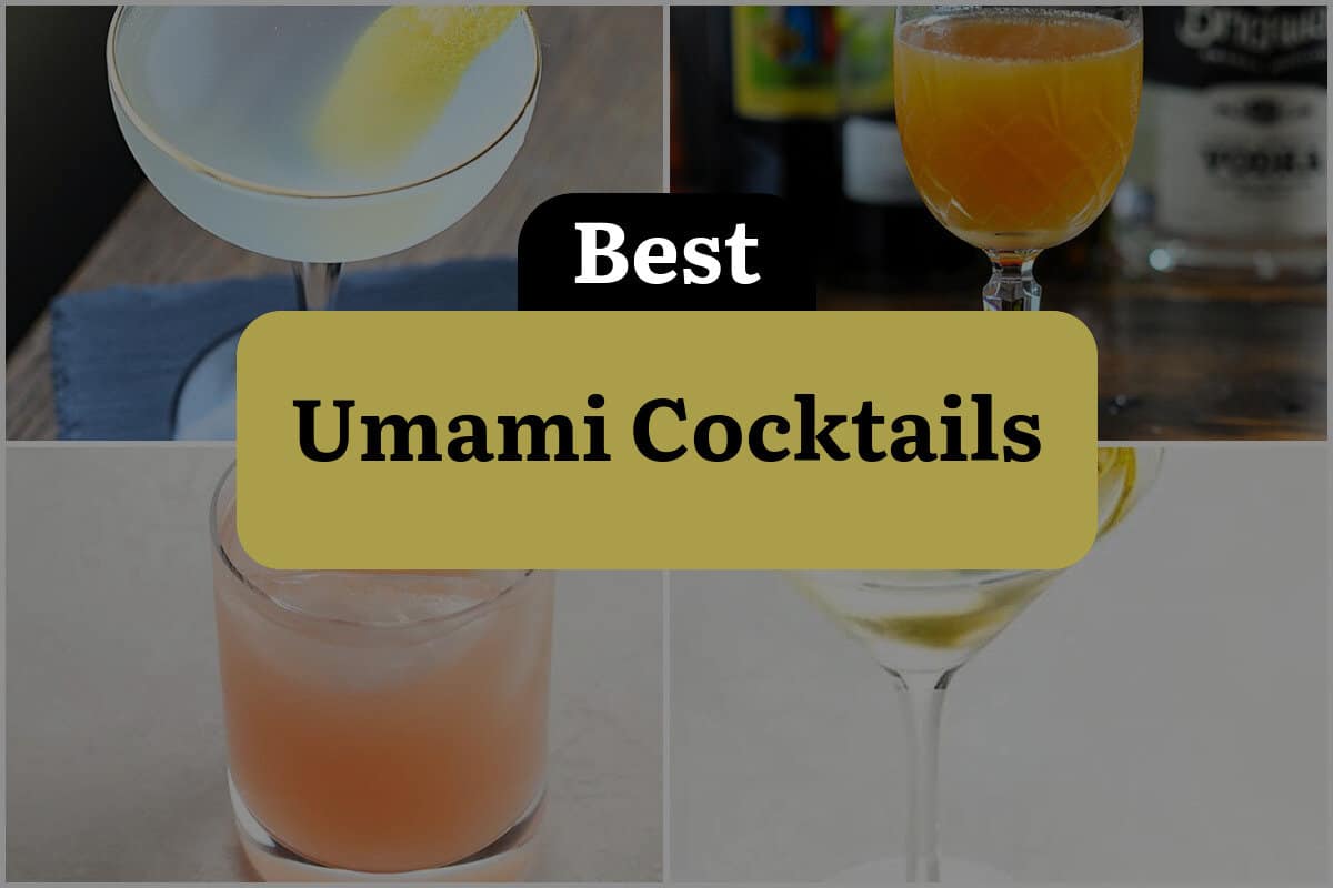 5 Best Umami Cocktails