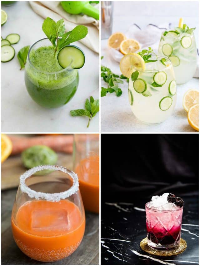 9 Vegetable Cocktails That Will Make You Love Your Greens!