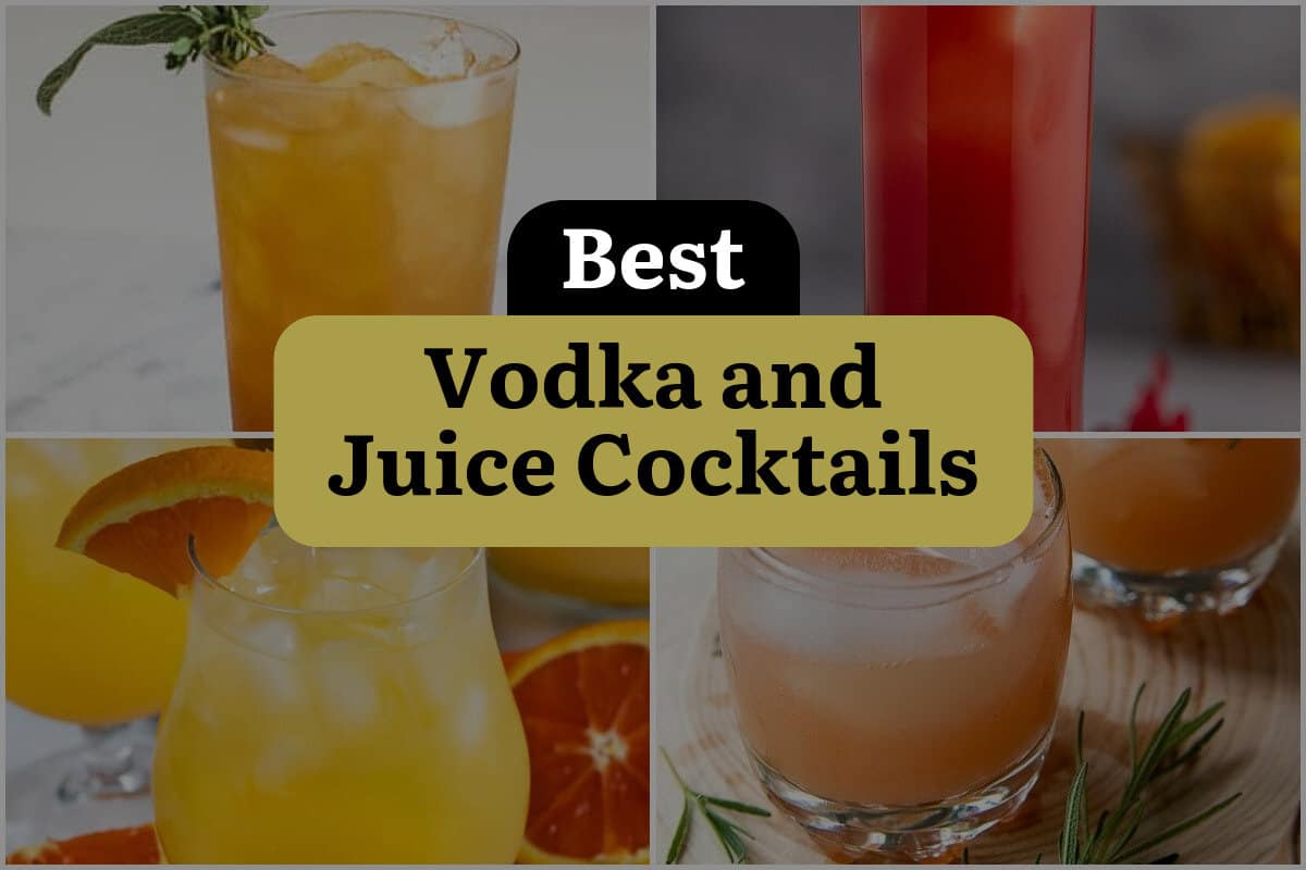 31 Best Vodka And Juice Cocktails