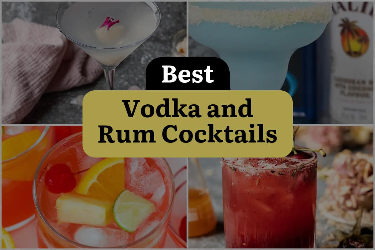 6 Vodka and Rum Cocktails That Will Rock Your World! | DineWithDrinks