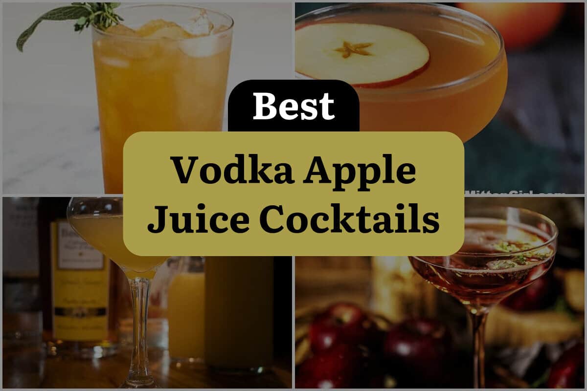 11 Best Vodka Apple Juice Cocktails