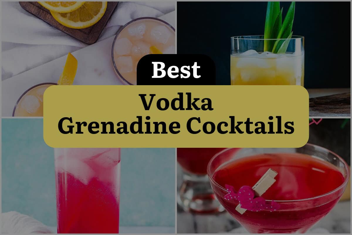 22 Best Vodka Grenadine Cocktails