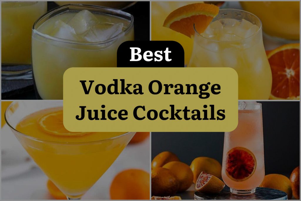 29 Vodka Orange Juice Cocktails to Raise Your Spirits! DineWithDrinks