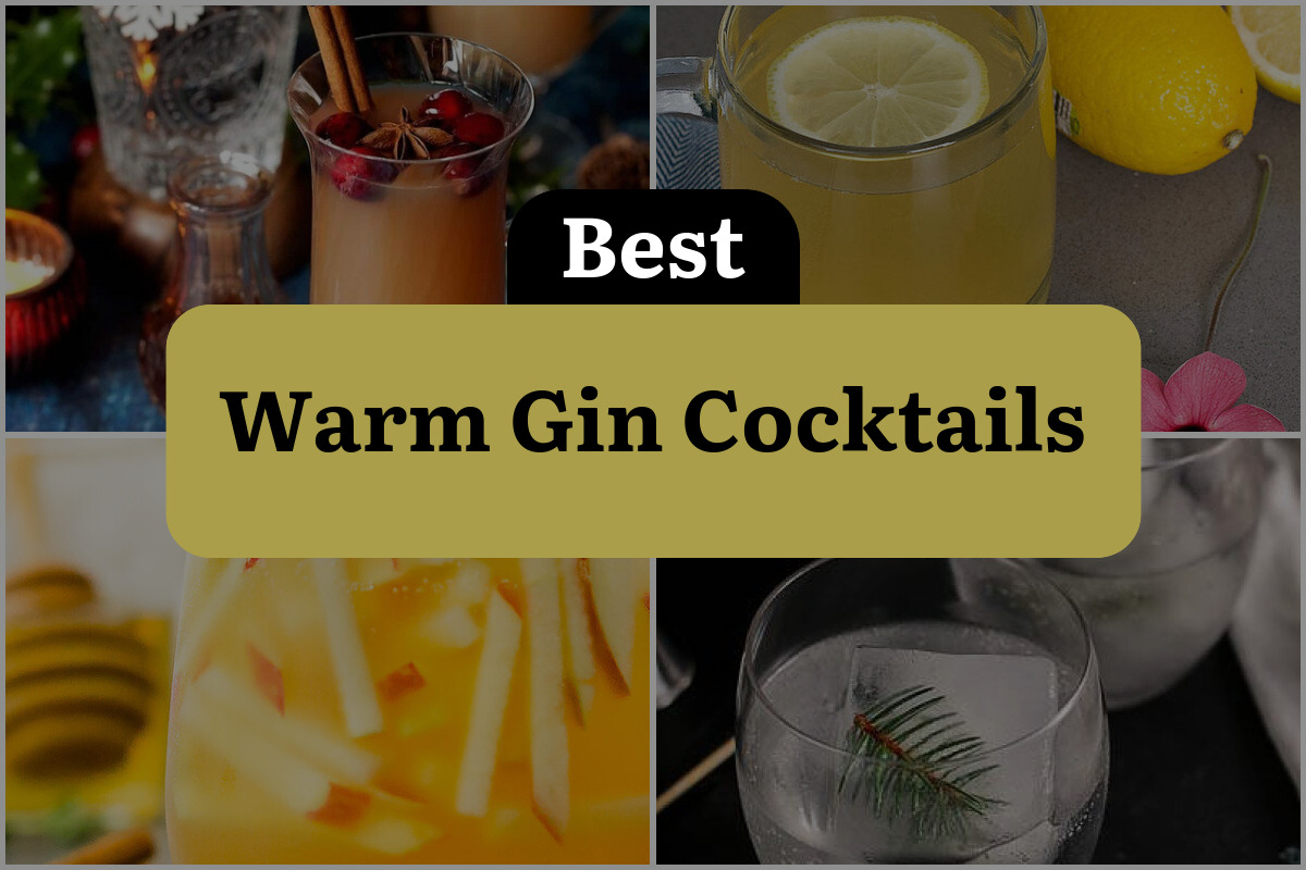 4 Best Warm Gin Cocktails