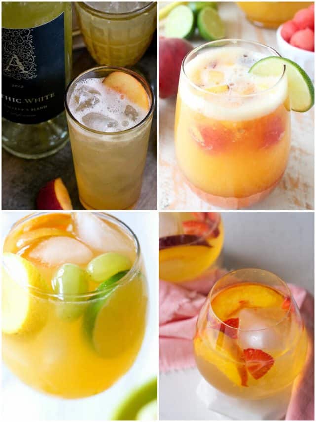 18 White Peach Cocktails To Sip Your Way Into Summer Bliss