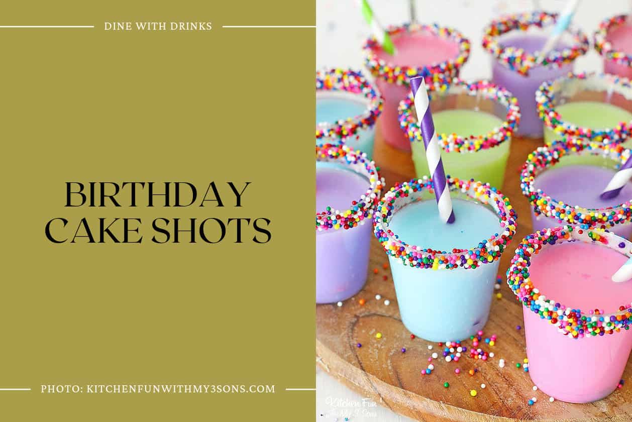 Easy Birthday Cake Pudding Shots - Simple Joy