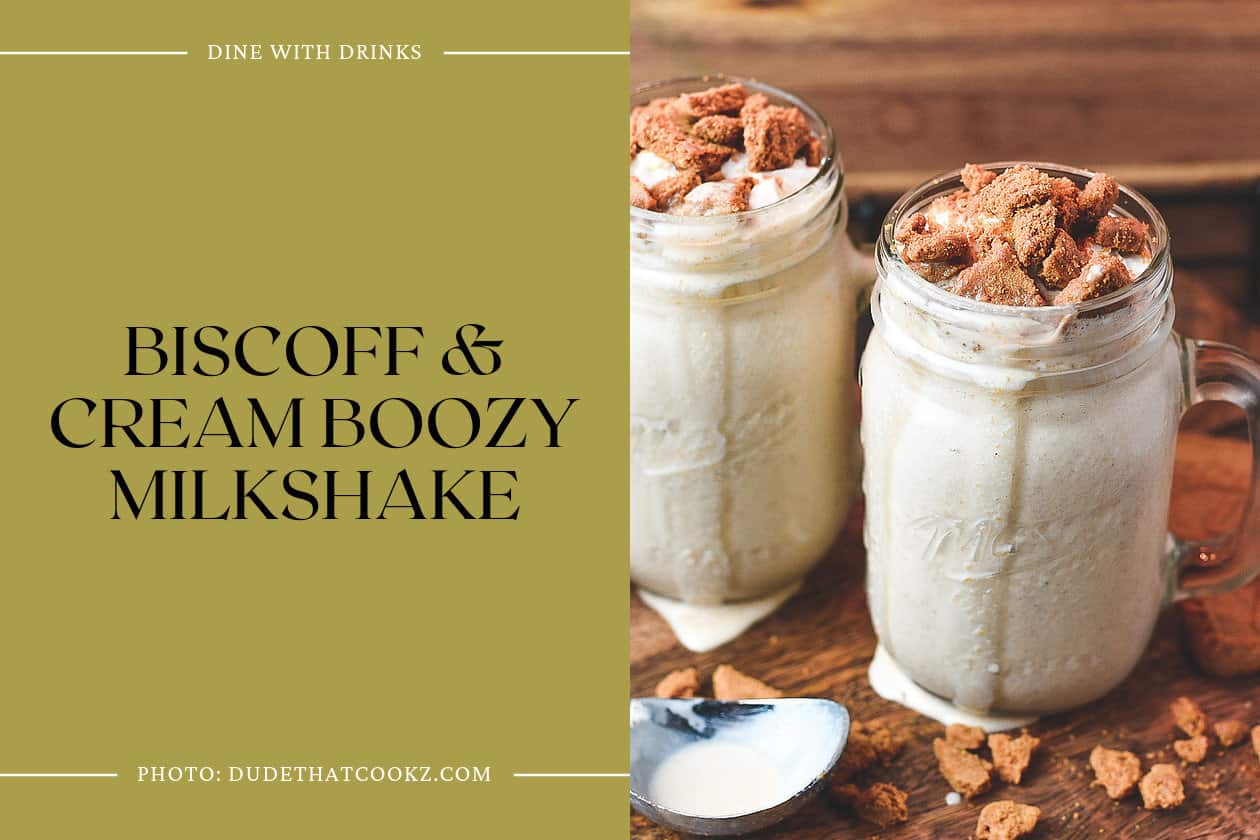 Biscoff & Cream Boozy Milkshake