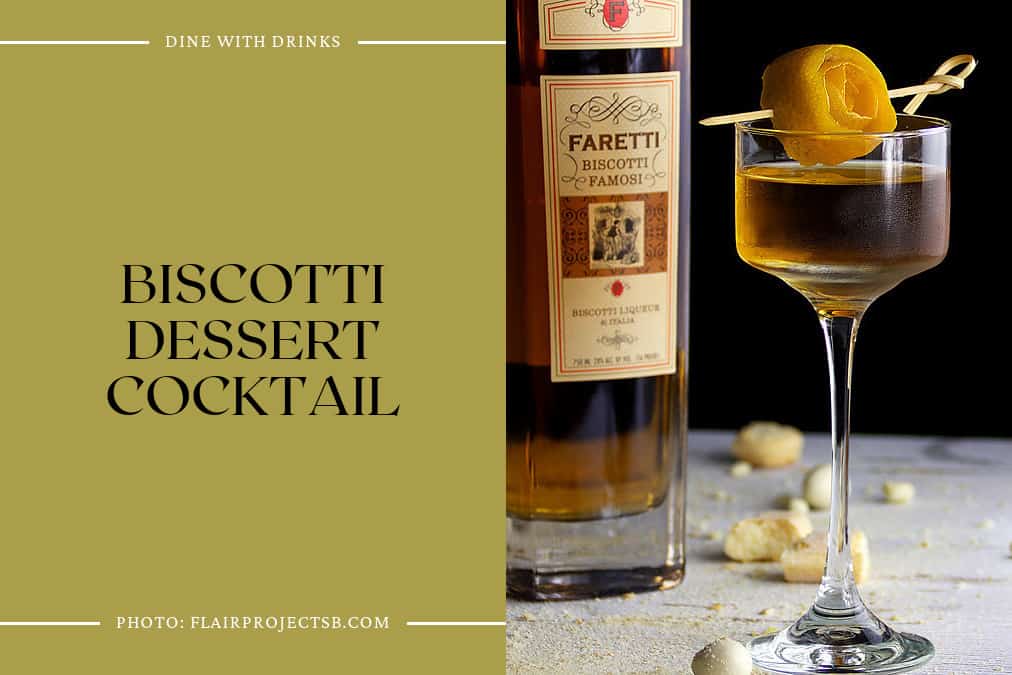 Biscotti Dessert Cocktail