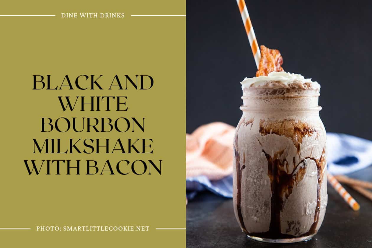 Black And White Bourbon Milkshake With Bacon