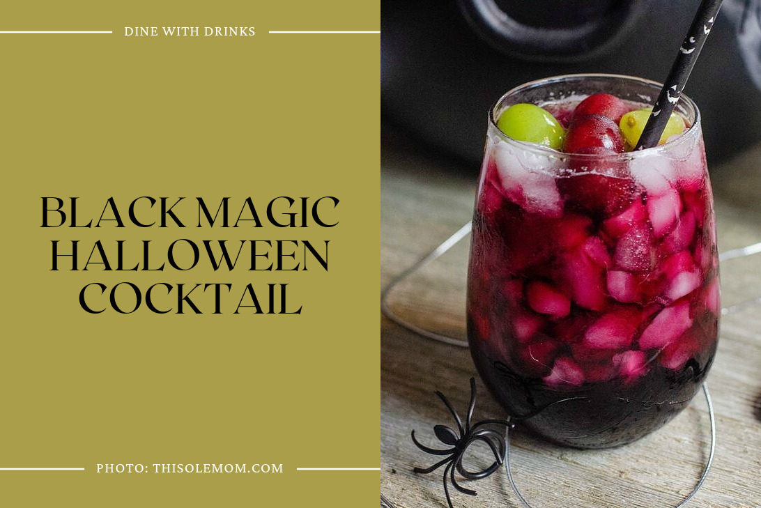 Black Magic Halloween Cocktail