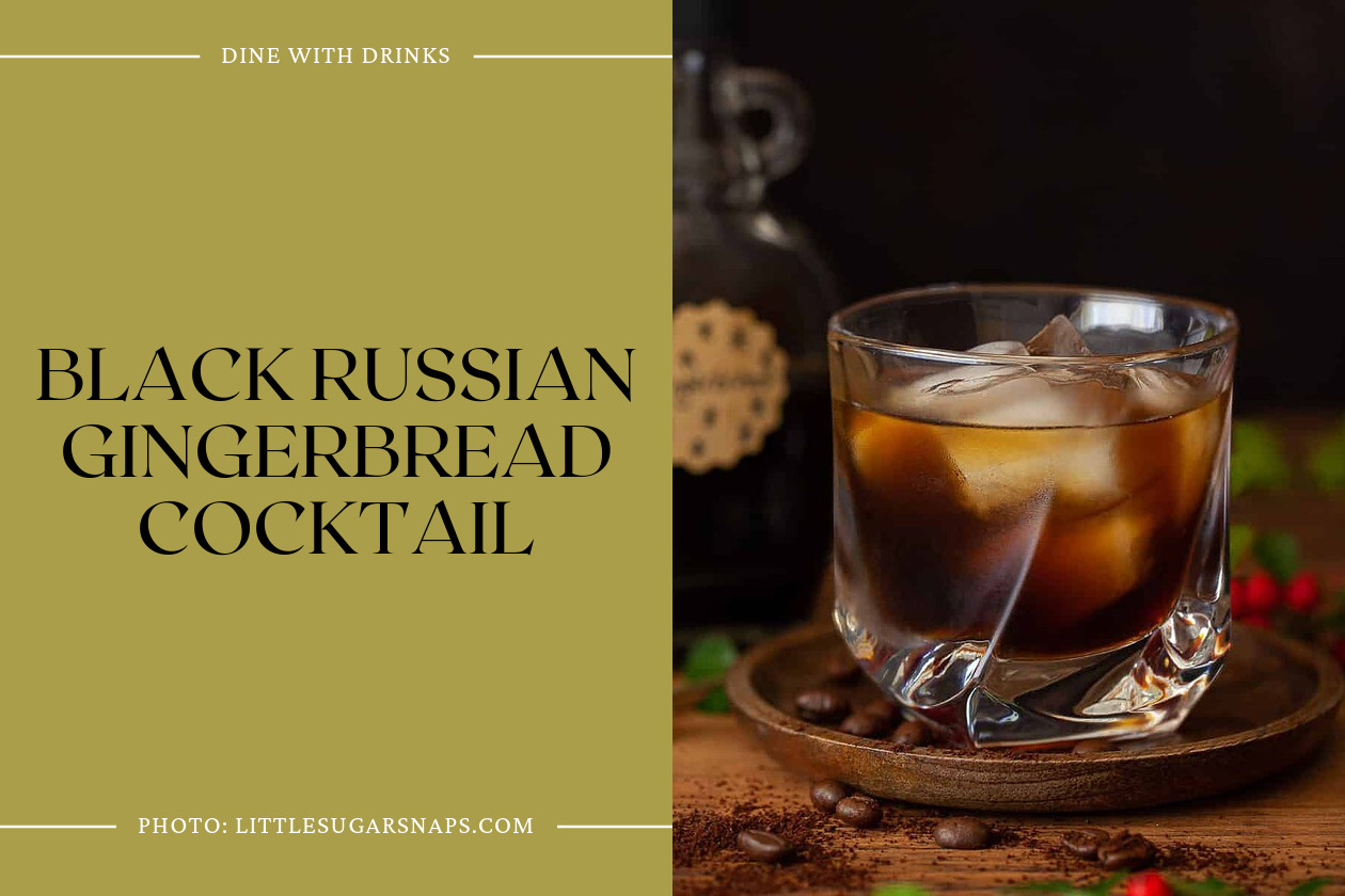 Black Russian Gingerbread Cocktail