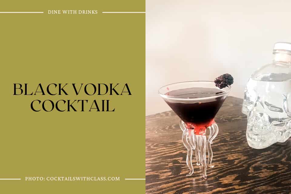 Black Vodka Cocktail