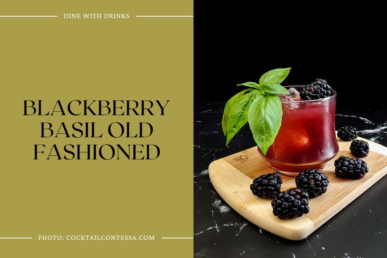 Blackberry Basil Old Fashioned