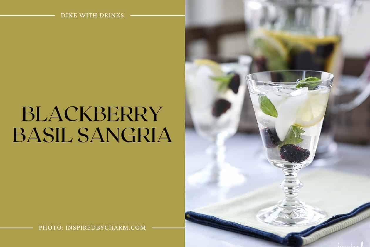 Blackberry Basil Sangria