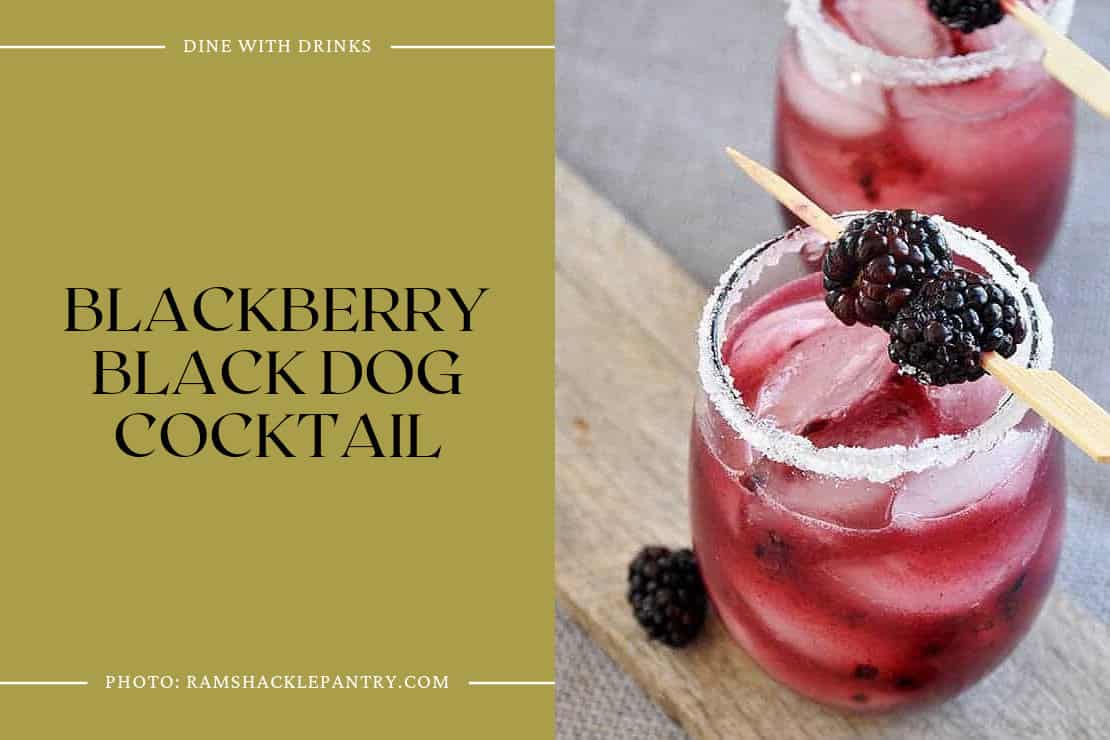 Blackberry Black Dog Cocktail