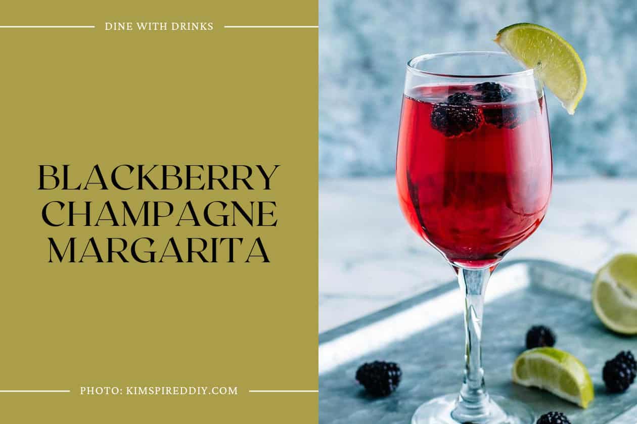 Blackberry Champagne Margarita