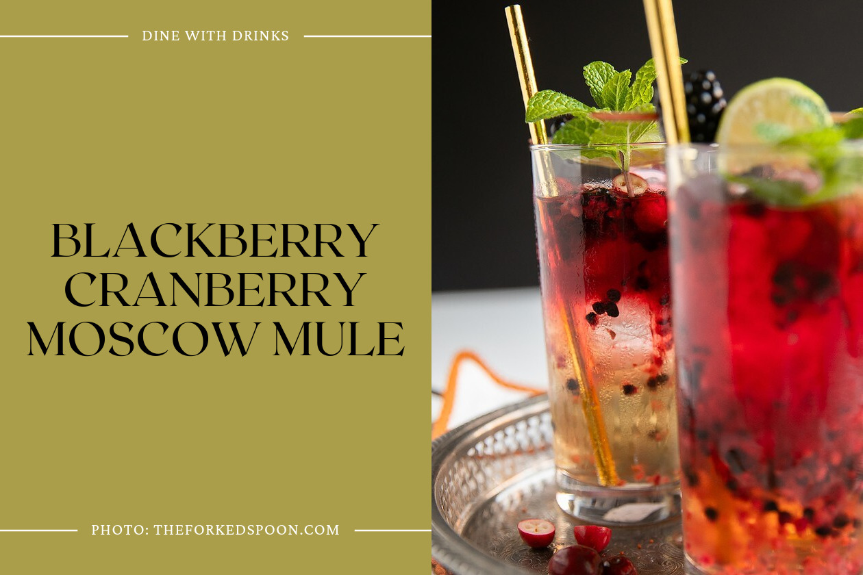 Blackberry Cranberry Moscow Mule