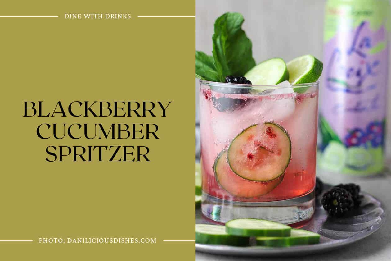 Blackberry Cucumber Spritzer