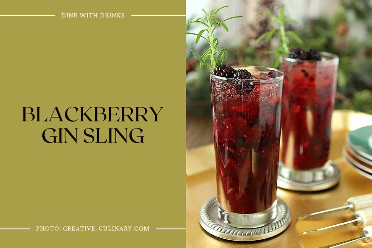 Blackberry Gin Sling