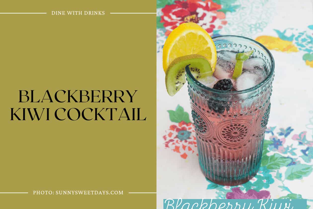 Blackberry Kiwi Cocktail