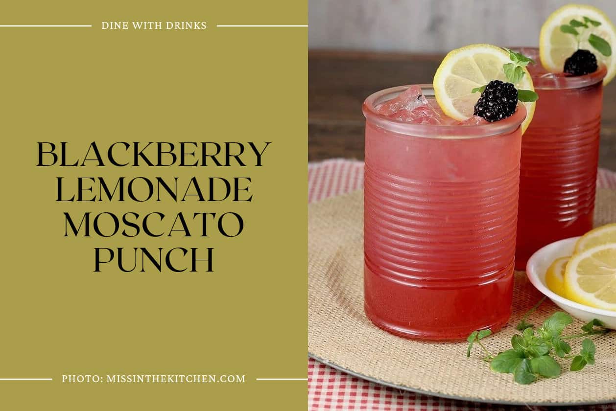 Blackberry Lemonade Moscato Punch