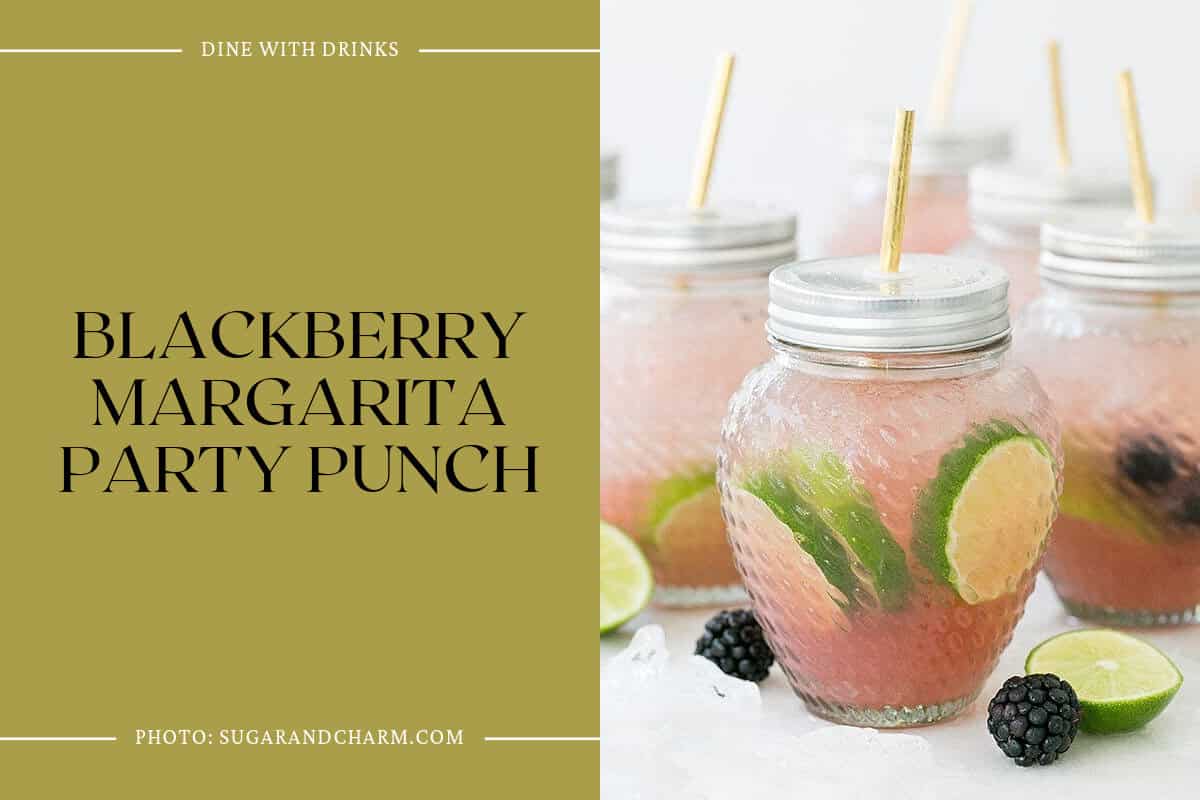 Blackberry Margarita Party Punch