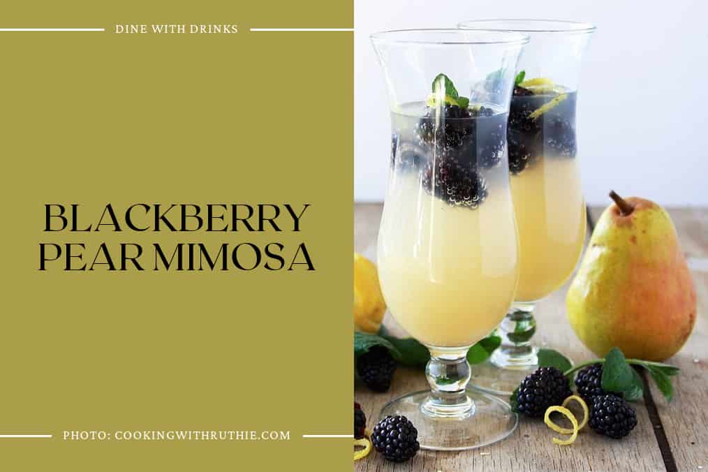 Blackberry Pear Mimosa
