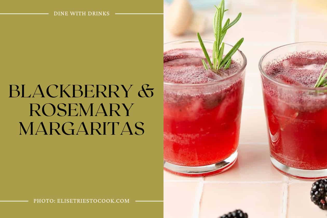Blackberry & Rosemary Margaritas