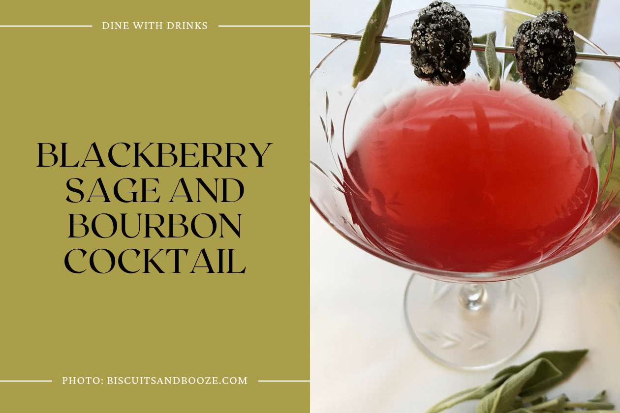 Blackberry Sage And Bourbon Cocktail