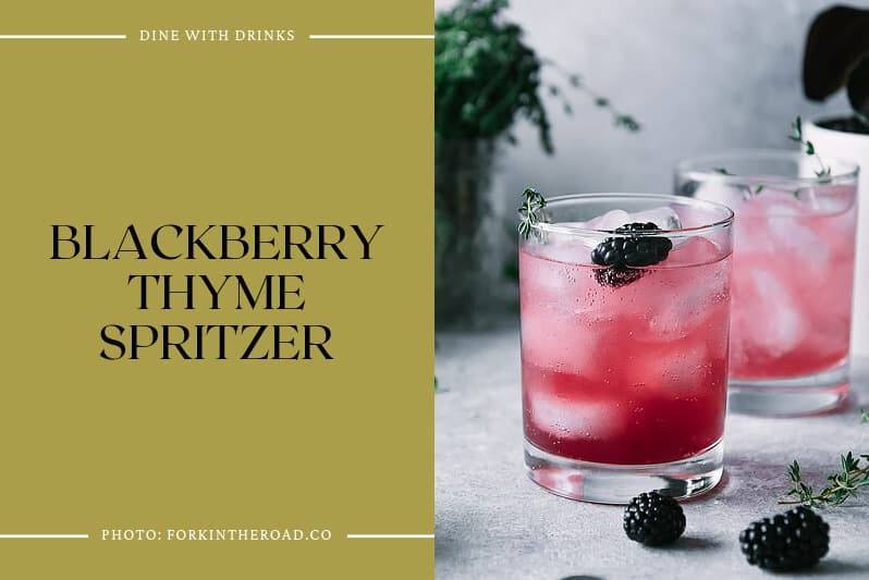 Blackberry Thyme Spritzer