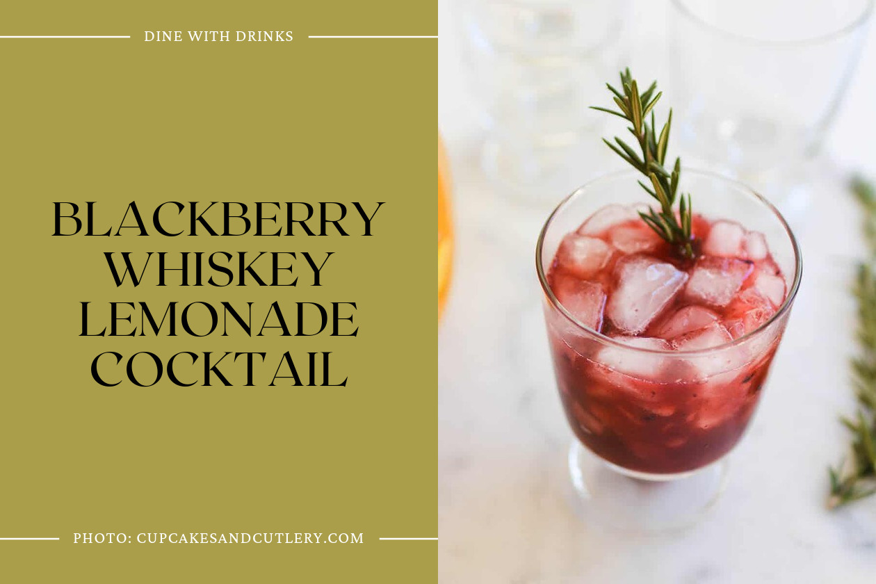 Blackberry Whiskey Lemonade Cocktail
