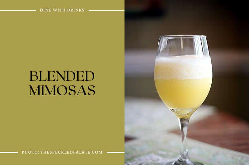 Blended Mimosas
