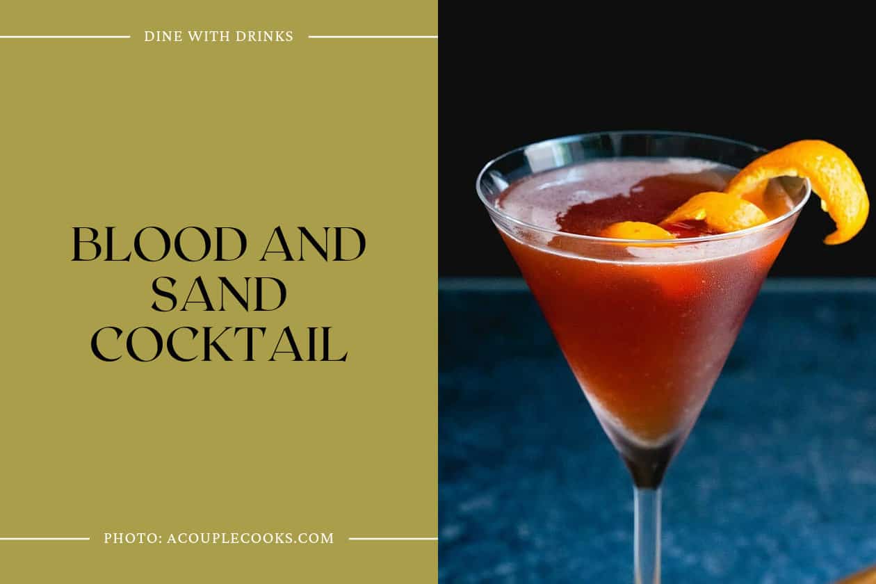 Blood And Sand Cocktail