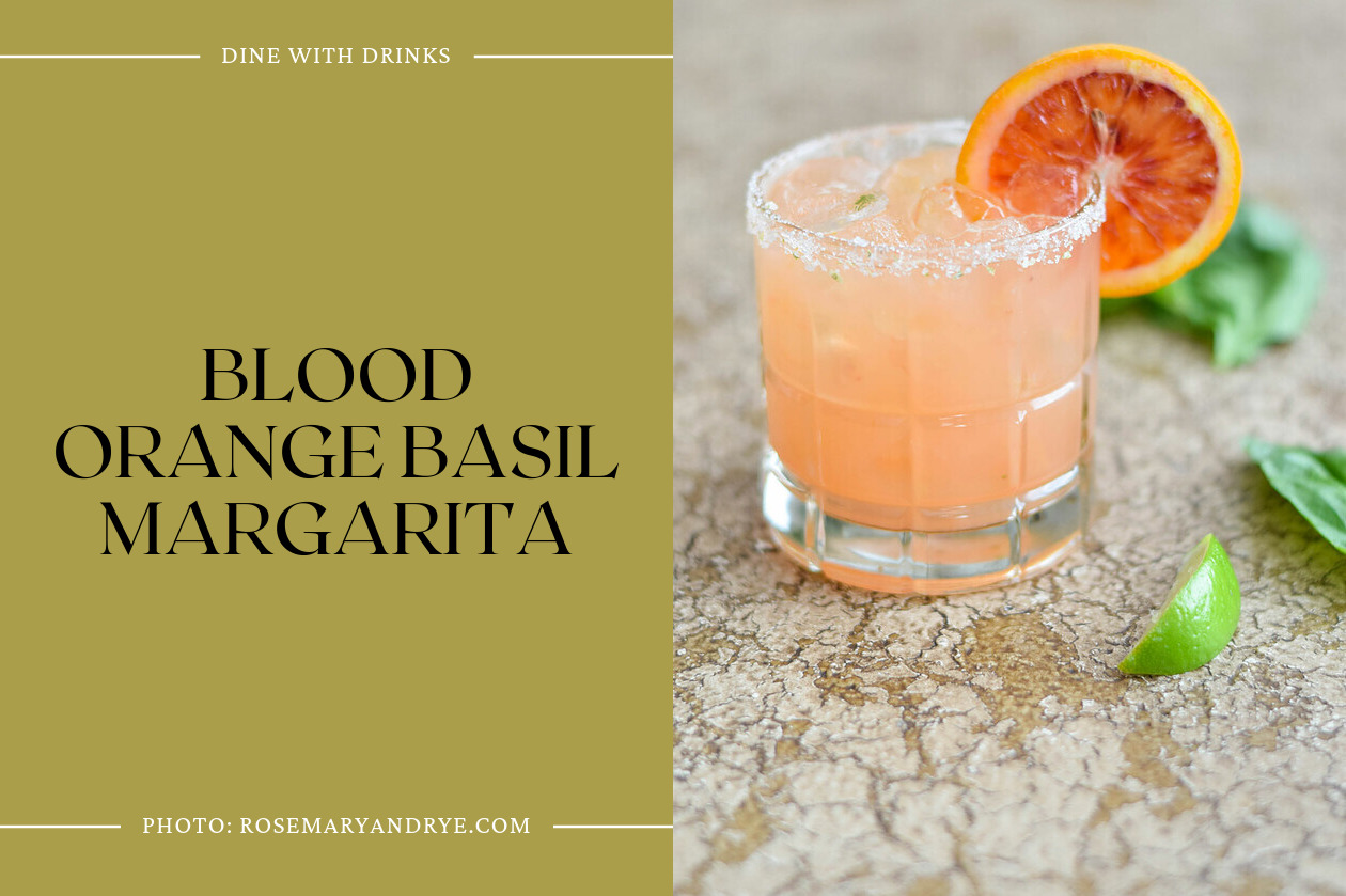 Blood Orange Basil Margarita