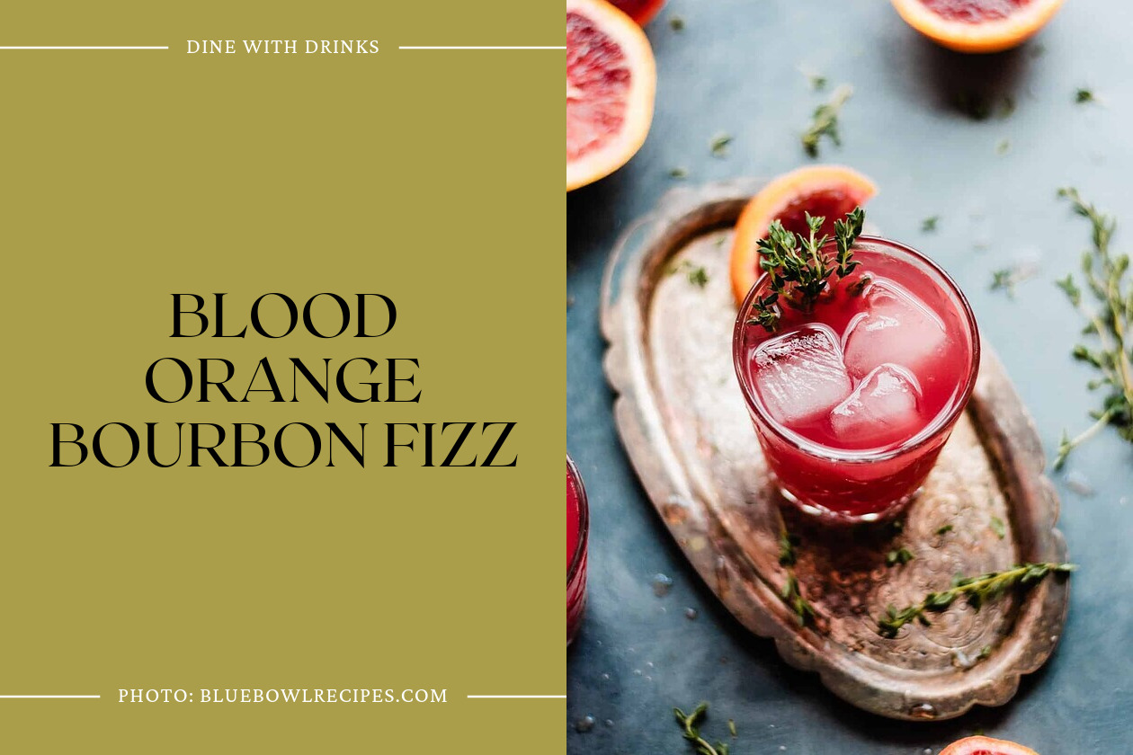 Blood Orange Bourbon Fizz